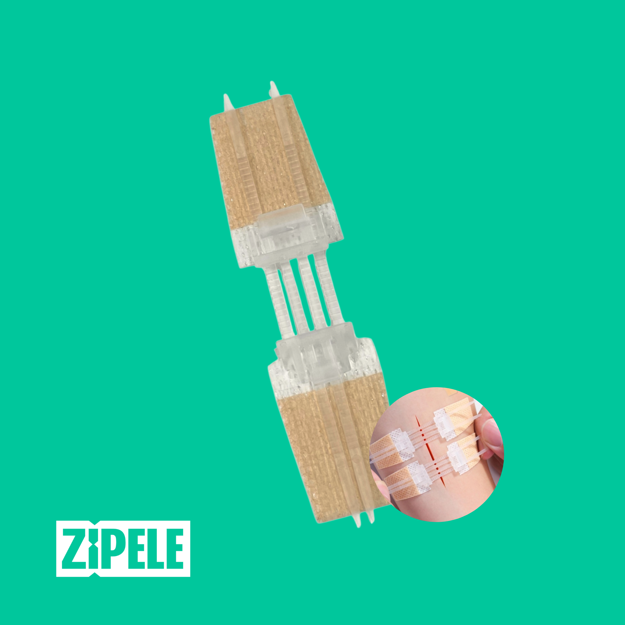 ZiPele - Curativo inteligente para fechamento de feridas